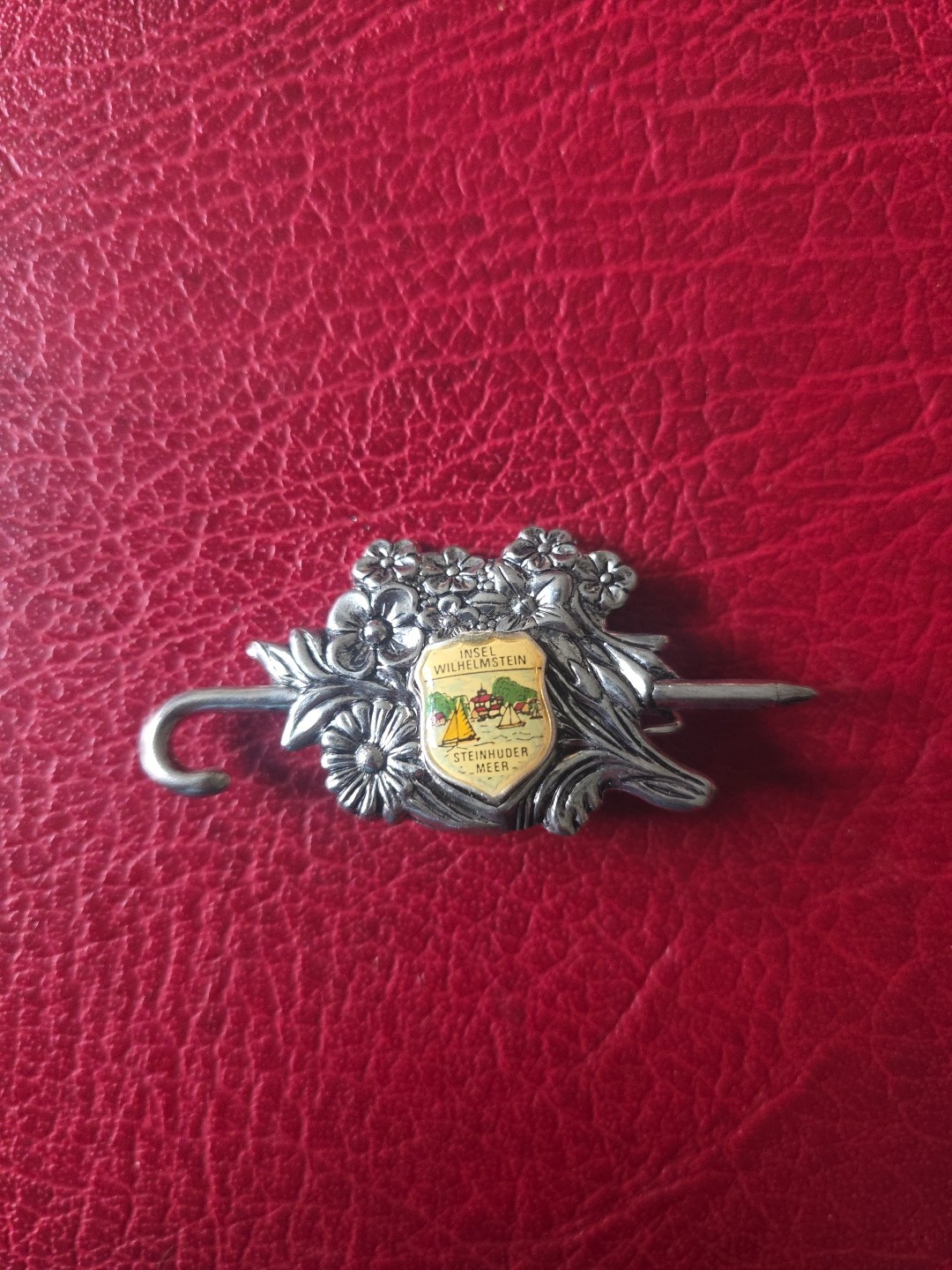 Vintage Pin Hatpin Hiking Pin Brooch Island Wilhelmstein