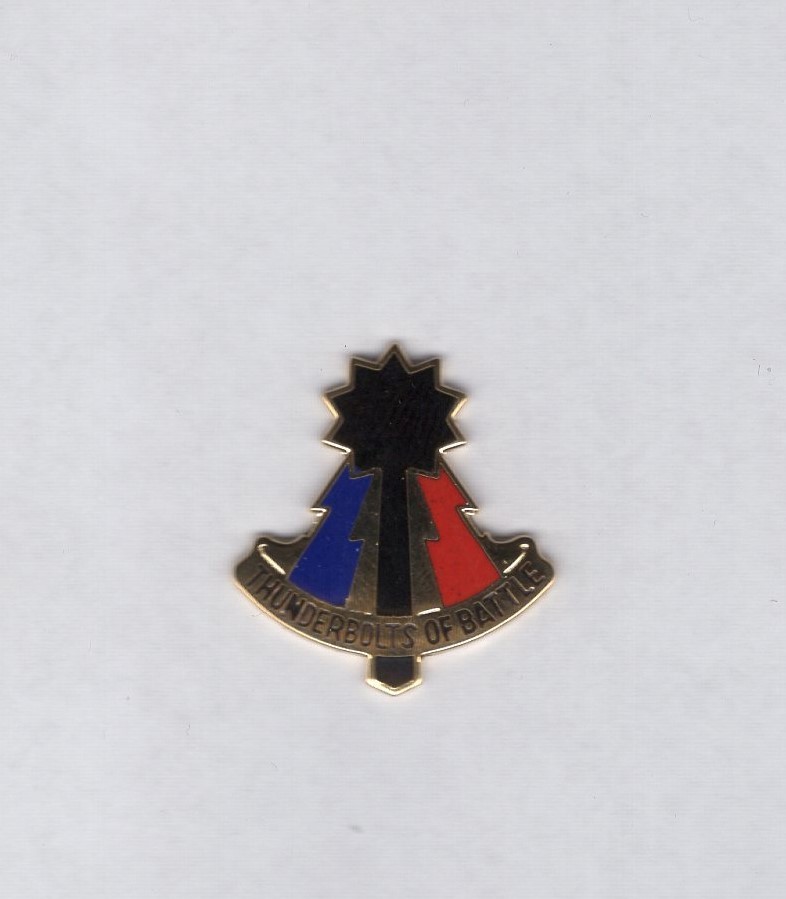 US Army 194th Armored Regiment Armor Tank crest DUI badge c/b G-23