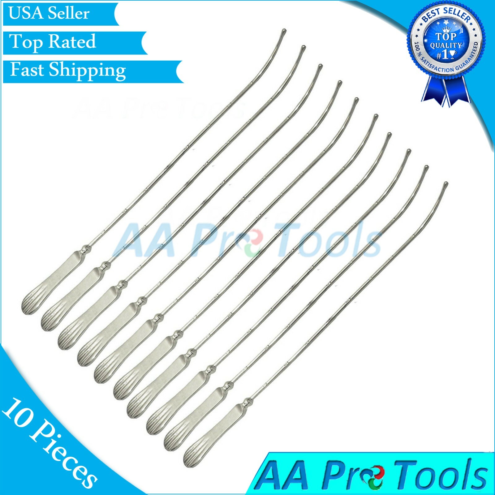 10 Sims Uterine Sounds 13" Graduated in CM Ob/Gyno Gynecology Instruments