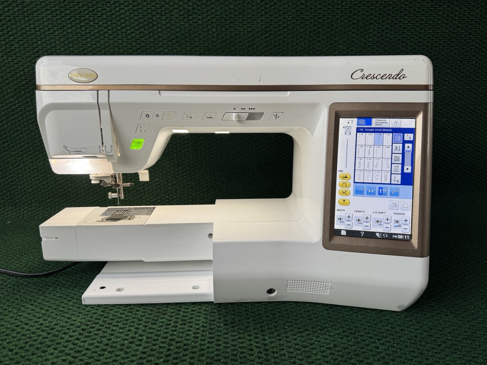 Baby Lock Crescendo Sewing Machine Digital