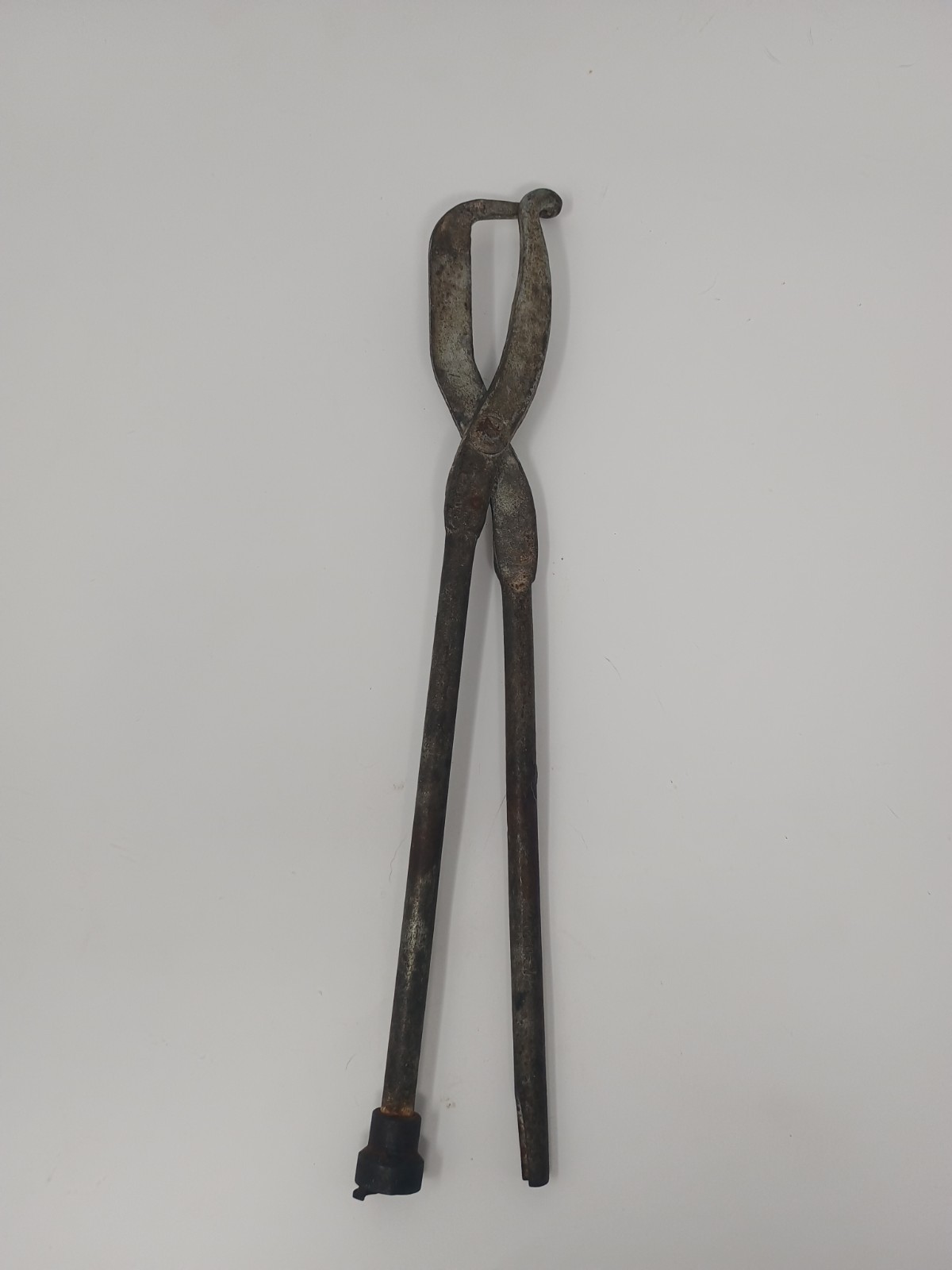 Vintage Blacksmithing Tongs Collectible Tool For Smelting Or Fireplaces