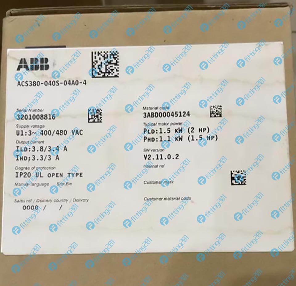 1PCS ABB INVERTER ACS380-040S-04A0-4 3P AC380V~480V 1.5KW NEW