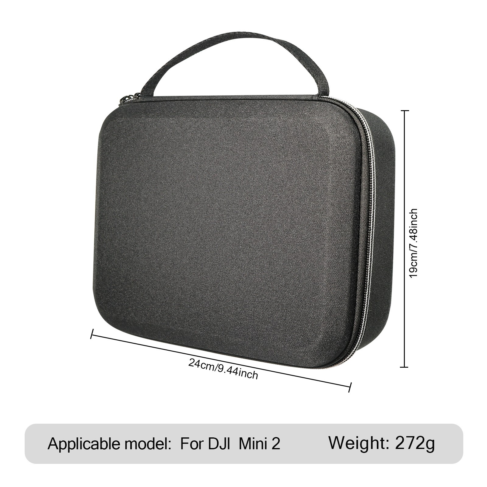 Portable Drone Storage Case Shockproof Square Handbag Case for DJI Mini 2/2 SE