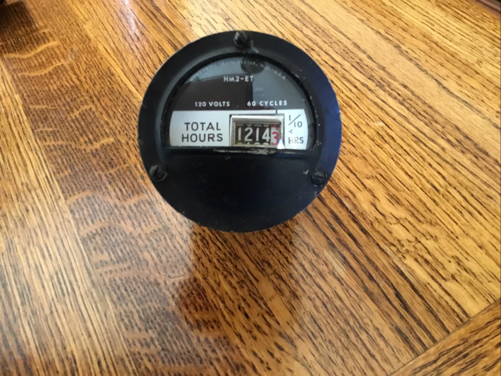B4 Marion electric instrument hour meter HM2-ET 120v 60 cycle