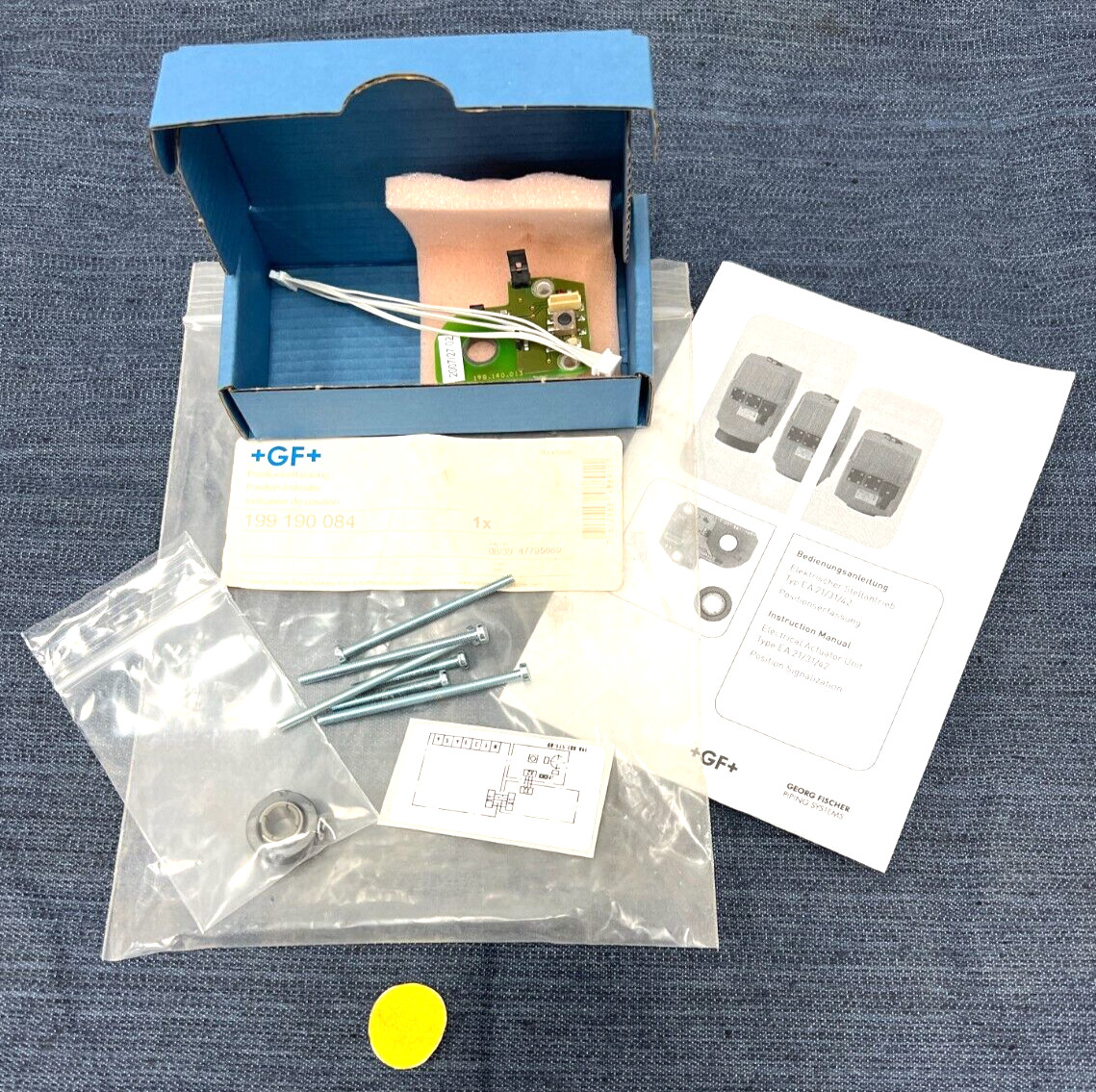 GEORG FISCHER 199 190 084 POSITION SENSOR WITH 4-20mA OUTPUT