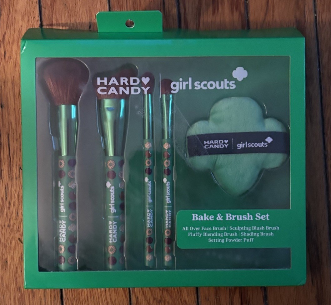 Hard Candy Girl Scouts Bake And Brush Set + Plushy HeadBand Lot