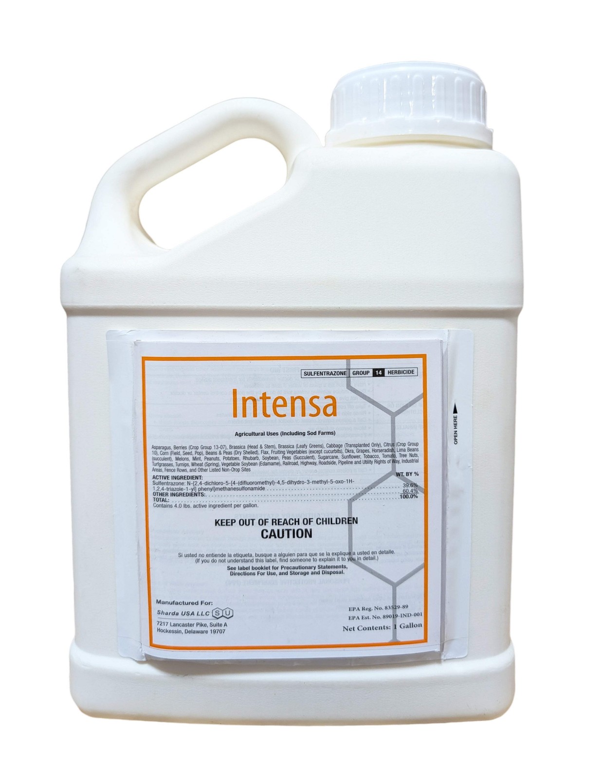 Intensa Sulfentrazone Herbicide Broadleaf Weed Control Turf Ornamental  1 gal