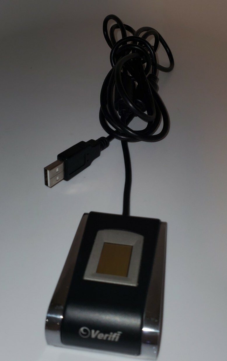 ZVETCO Verifi  P5100 Fingerprint Password Reader Windows 7/8/ & Some Windows 10
