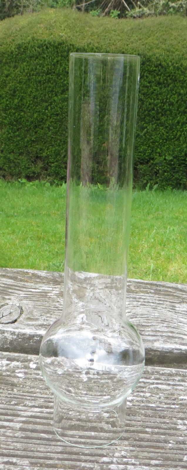 Vintage 16"' Line Oil Lamp Glass Chimney 53mm Fitter - Ariel , Radiant, Helios