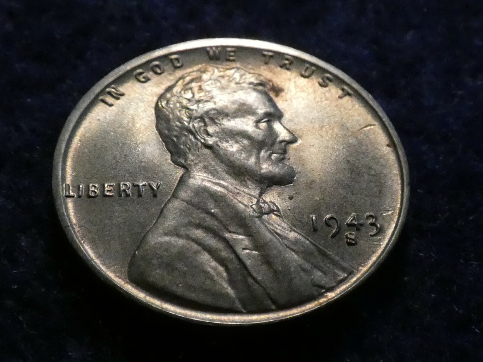 1943-S Lincoln Wheat Cent with Obverse & Reverse Die Crack Errors #848