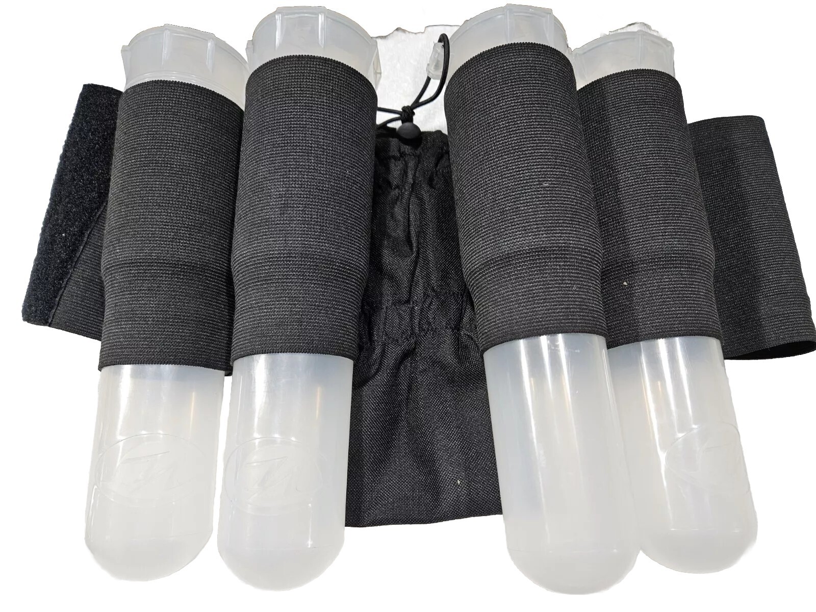 Viewloader Paintball Gun Harness Pack 4 140 Pods + Tank Feeder Loader Hopper