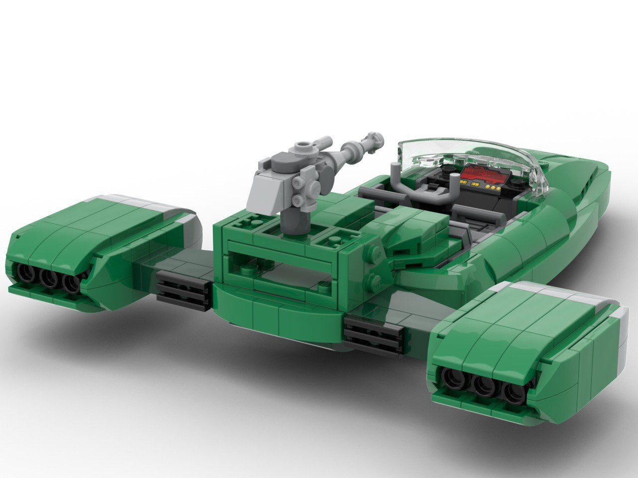 Star Wars Naboo Flash Speeder MOC PDF instruction ONLY, NO BRICKS BRICKMANstudio