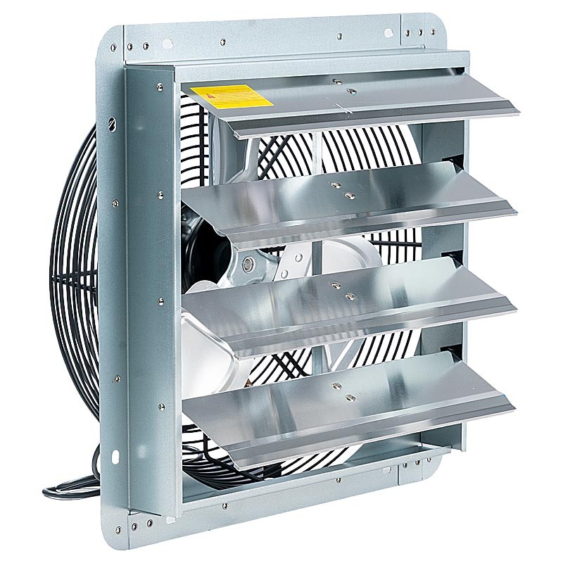 ACIQ 18” Shutter Wall Exhaust Fan Direct Drive 4200 CFM 120 Volts 1 Phase