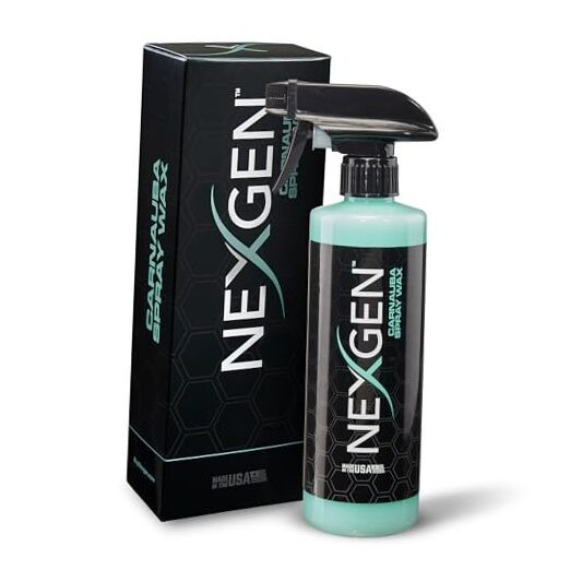 Carnauba Spray Car Wax (16oz) - Nano-Polymers & Brazilian 16 Fl Oz (Pack of 1)