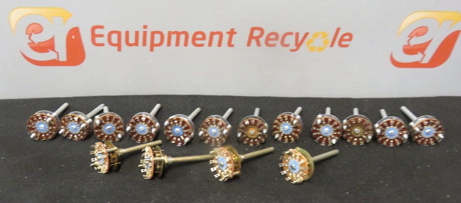 CentraLab Mallory Rotary Stepping Switches 2 Tier Lot of 16 New