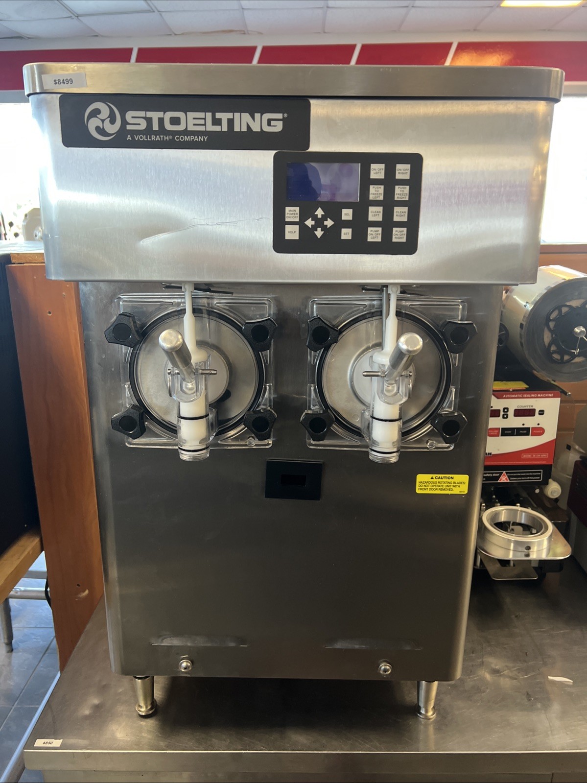 Stoleting E122-3812 Frozen Beverage/ Shake Machine- 208v 1 Ph Used 6 Months