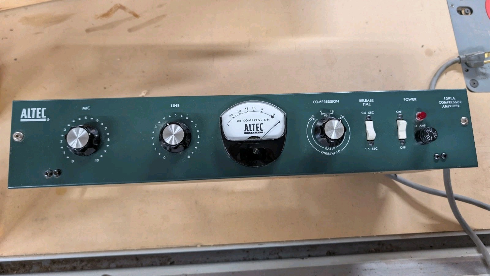 1972 Altec 1591A Compressor Amplifier Vintage