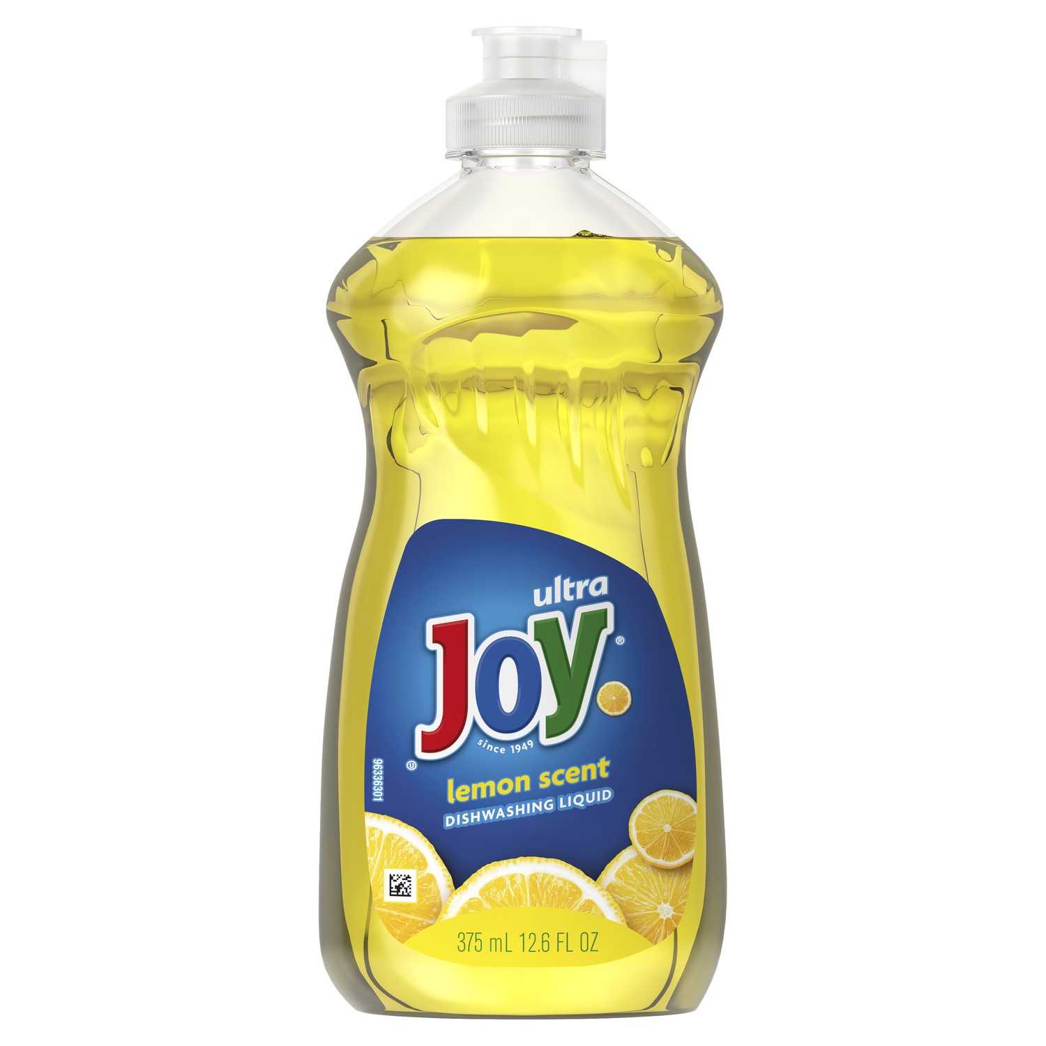 Joy JOYSU01 Lemon Scent Biodegradable Liquid Dish Soap 12.6 oz. (Pack of 25)