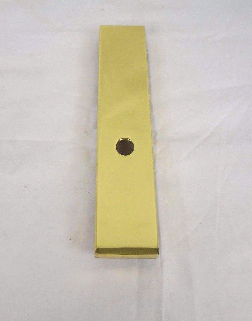 Baldwin Half Escutcheon Door Trim Polished Brass 6503-030-KNOS 1043HW