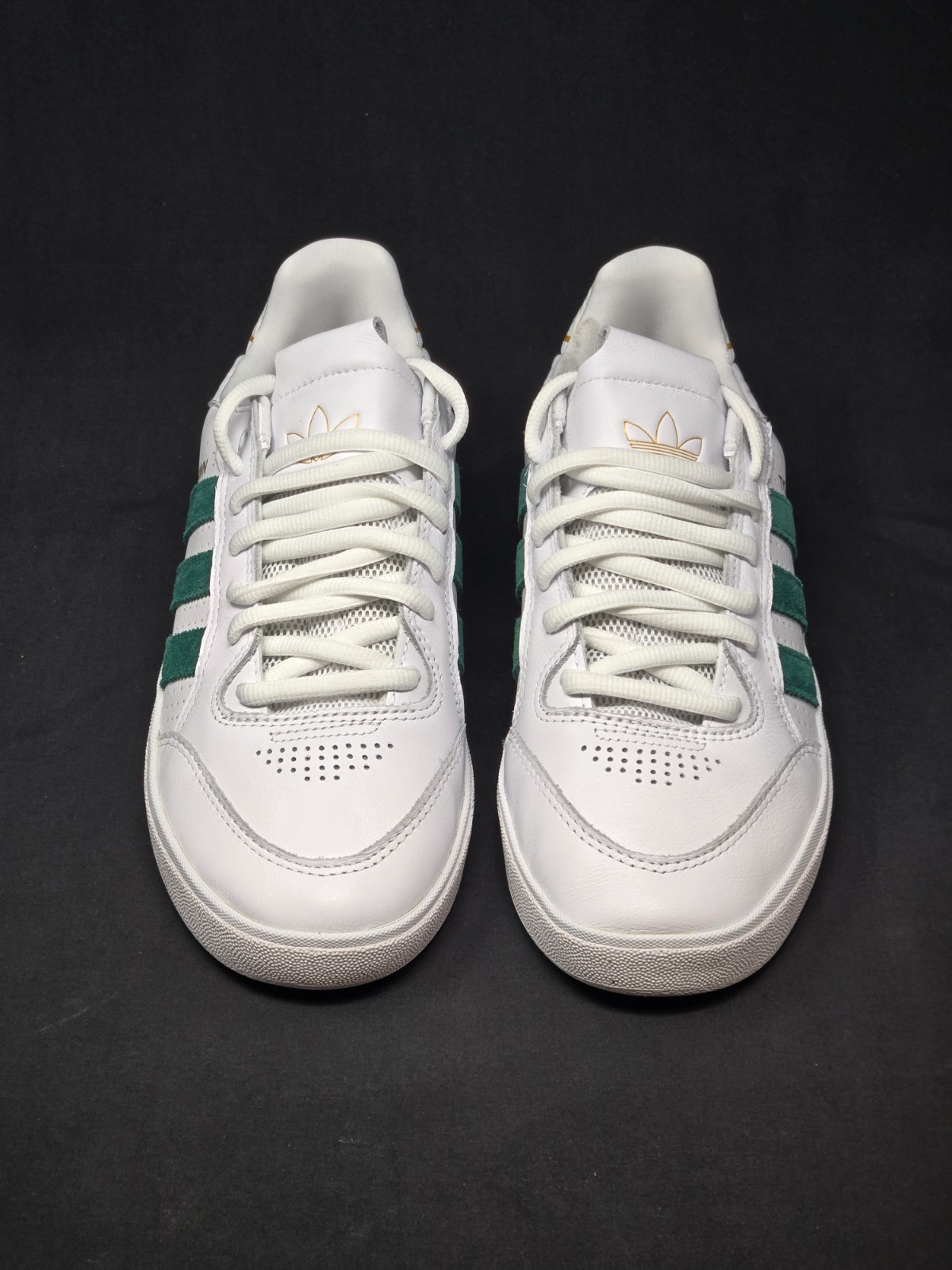 Adidas Tyshawn Low Men's Multi Sizes White Gold Green Skate Shoes GY6954 NBY