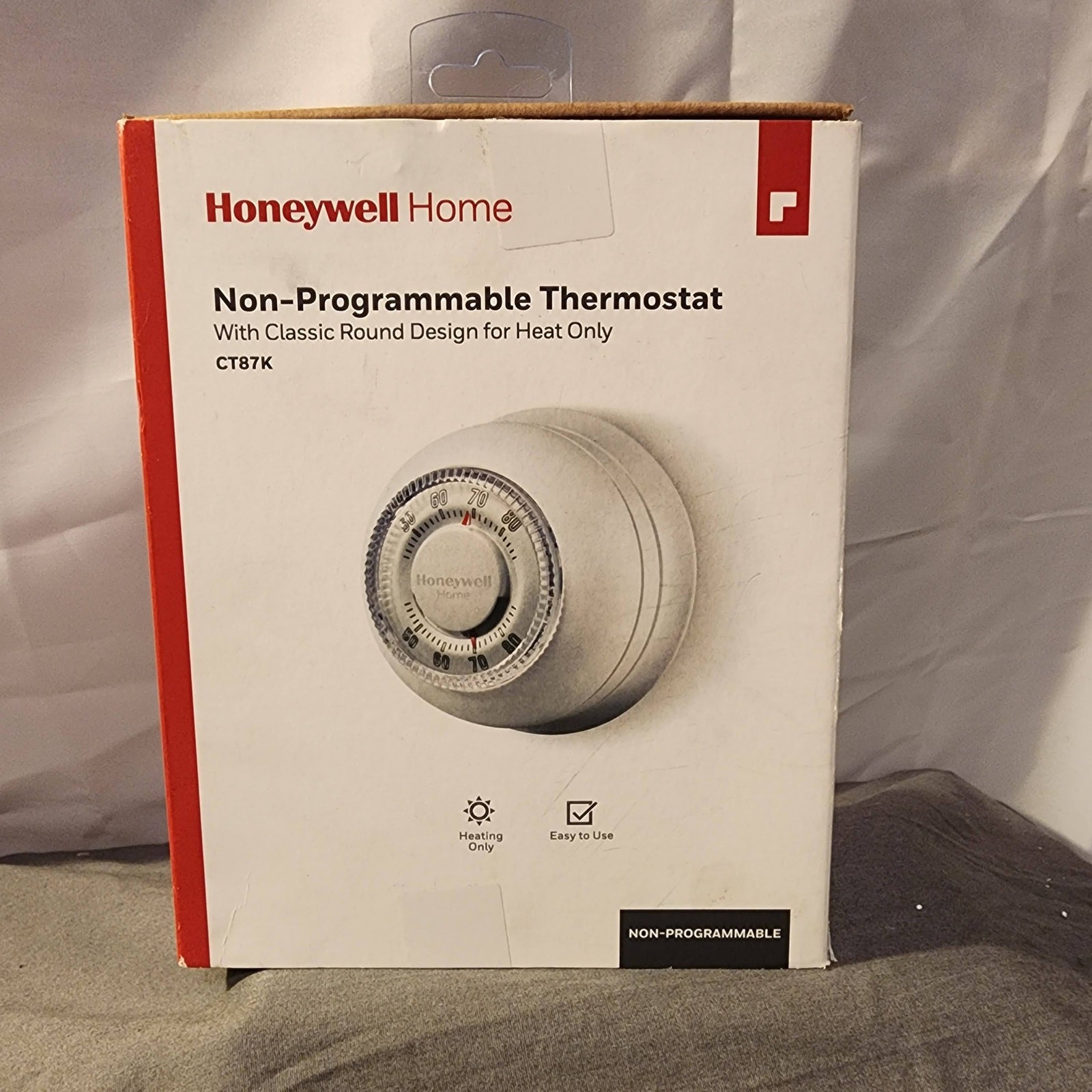 Honeywell Ct87k The Classic Round Non Programmable Thermostat-Heat Only