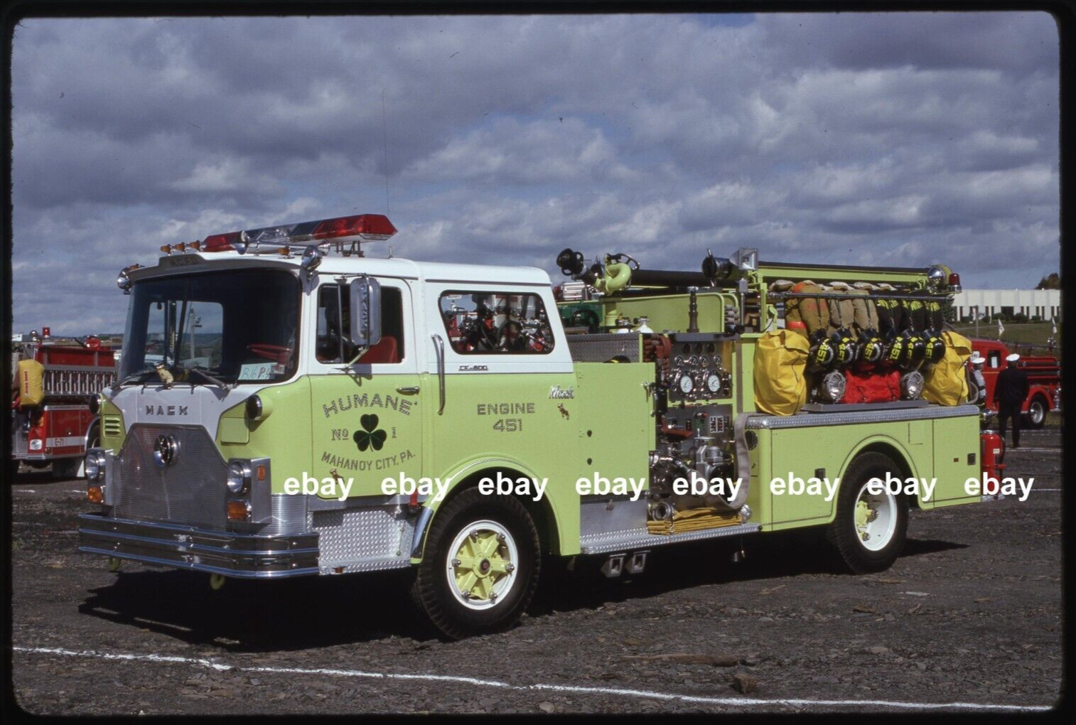 Mahanoy City PA 1974 Mack CF pumper Fire Apparatus Slide