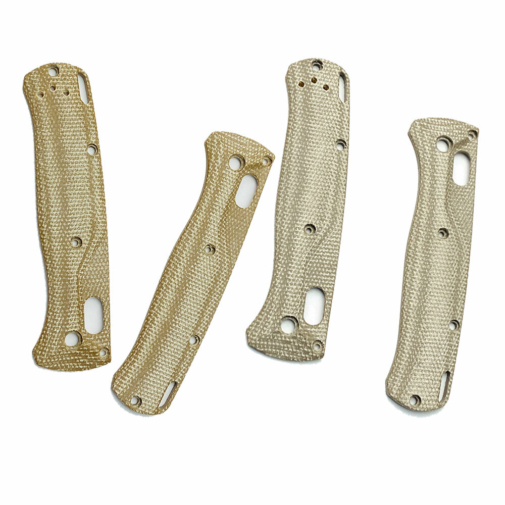 NEW Brushed Custom Knife Handle Micarta Scales Patch For Benchmade Bugout 535