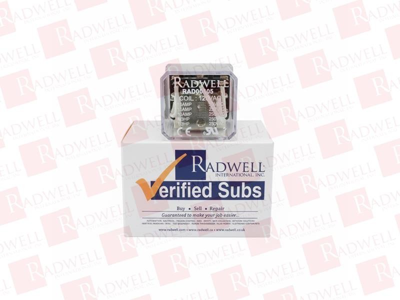 RADWELL VERIFIED SUBSTITUTE 100U3PDT120VACSUB / 100U3PDT120VACSUB (BRAND NEW)