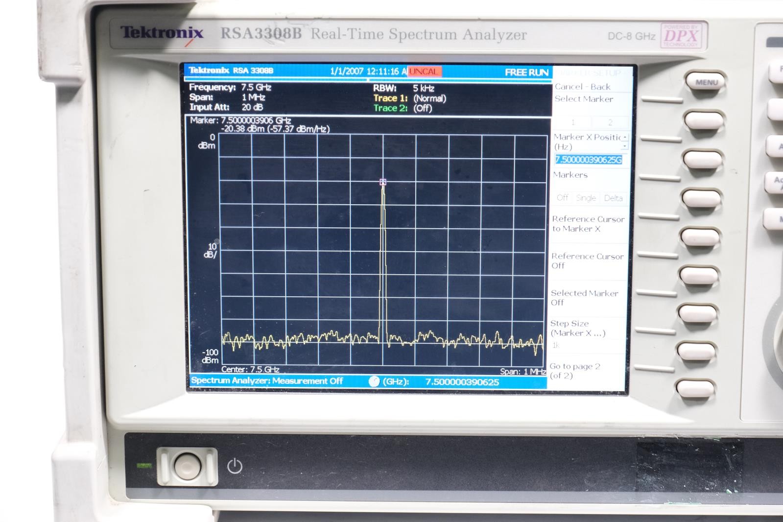 Tektronix RSA3308B DC 8 GHz Real Time Spectrum Analyzer