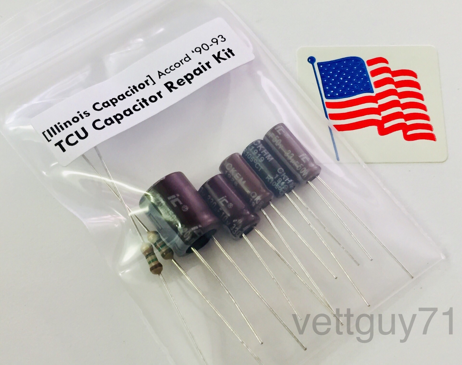 1990-93 Honda Accord TCU (Transmission Control Unit) capacitor repair kit, USA