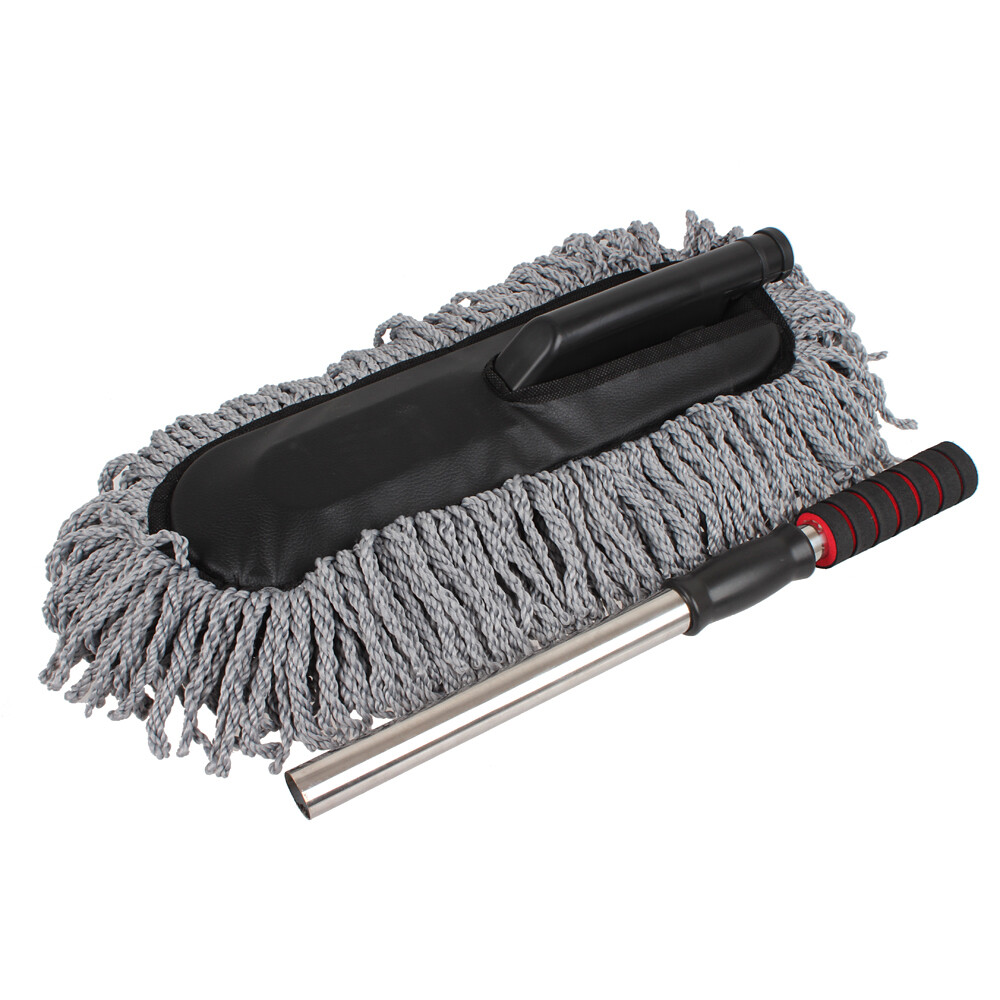 Car Cleaning Wash Brush Dusting Wand Tool Hand Microfiber Duster Flexible
