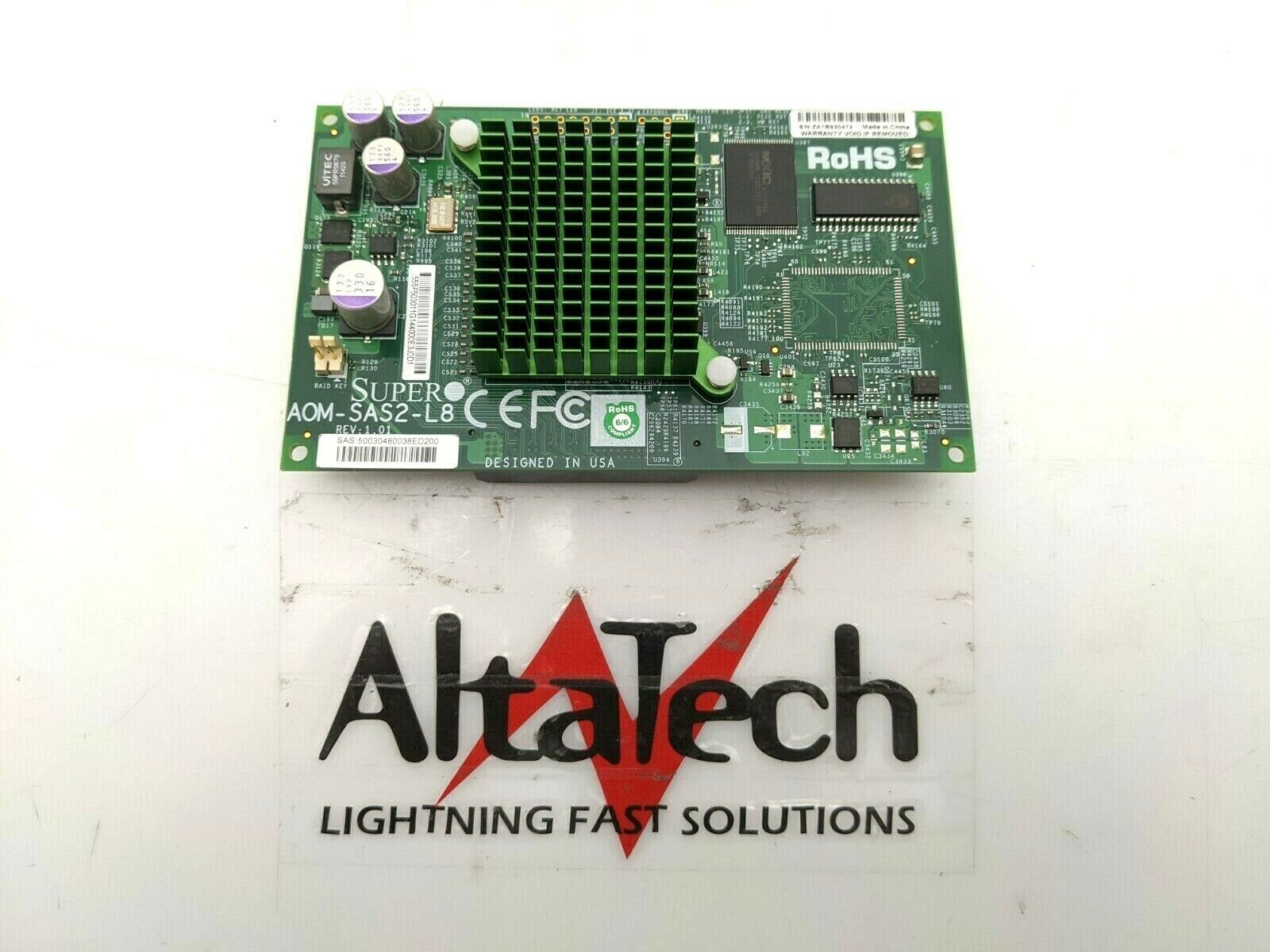 Supermicro 8-Port 6GB SAS Add-On Mezzanine Controller Card AOM-SAS2-L8 - Tested
