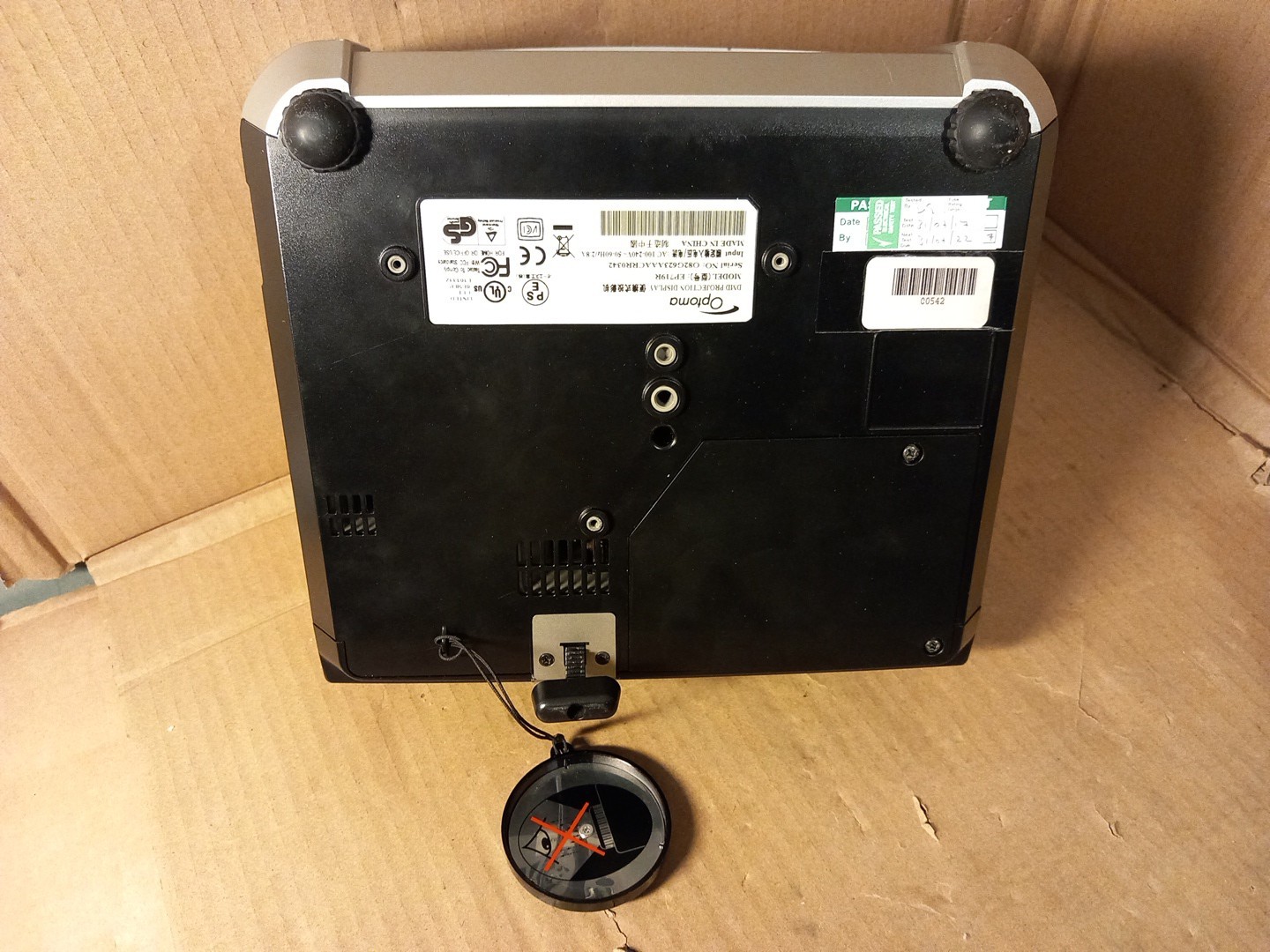 Optoma EP719R DMD PROJECTION DISPLAY Digital projector + CASE