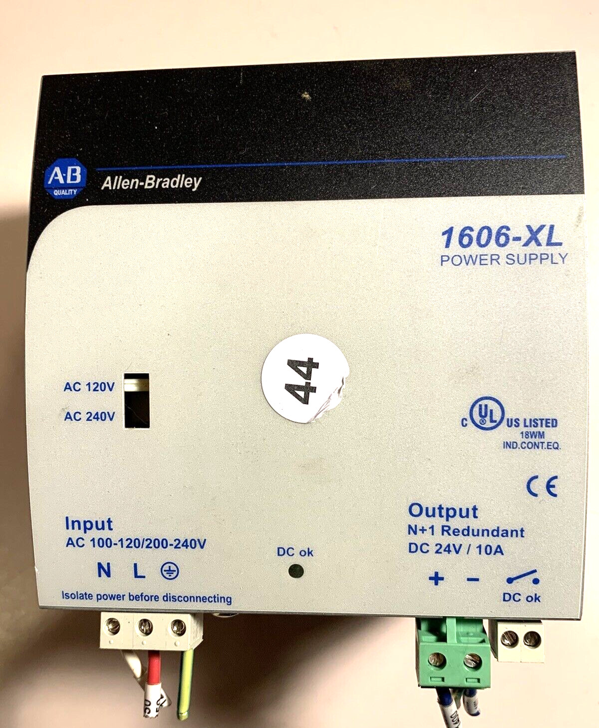 ALLEN-BRADLEY 1606-XL240DR 24VDC POWER SUPPLY