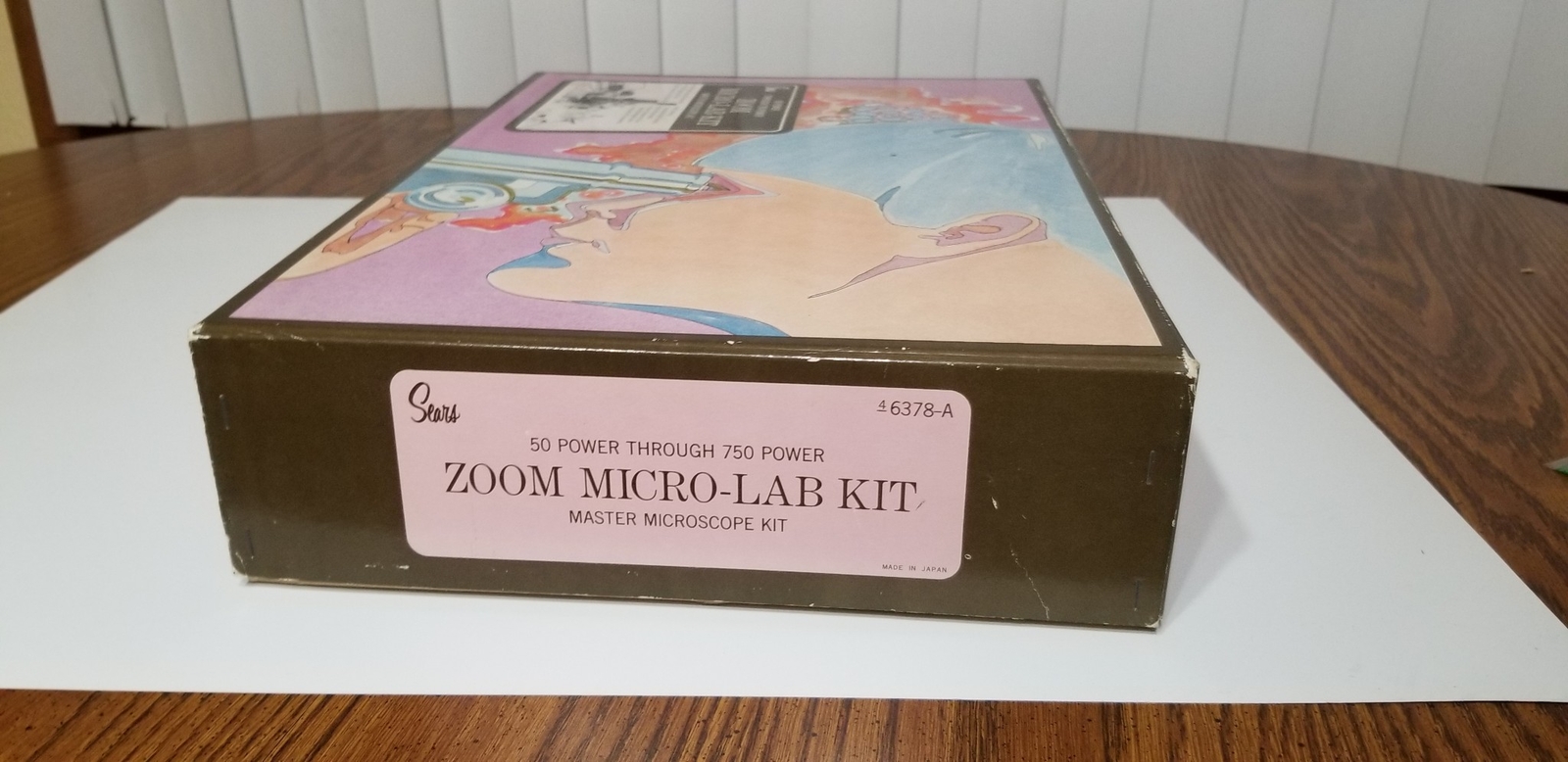 Vintage 1960s Sears Zoom Micro Lab Kit Master Microscope Set Boxed Very Nice X