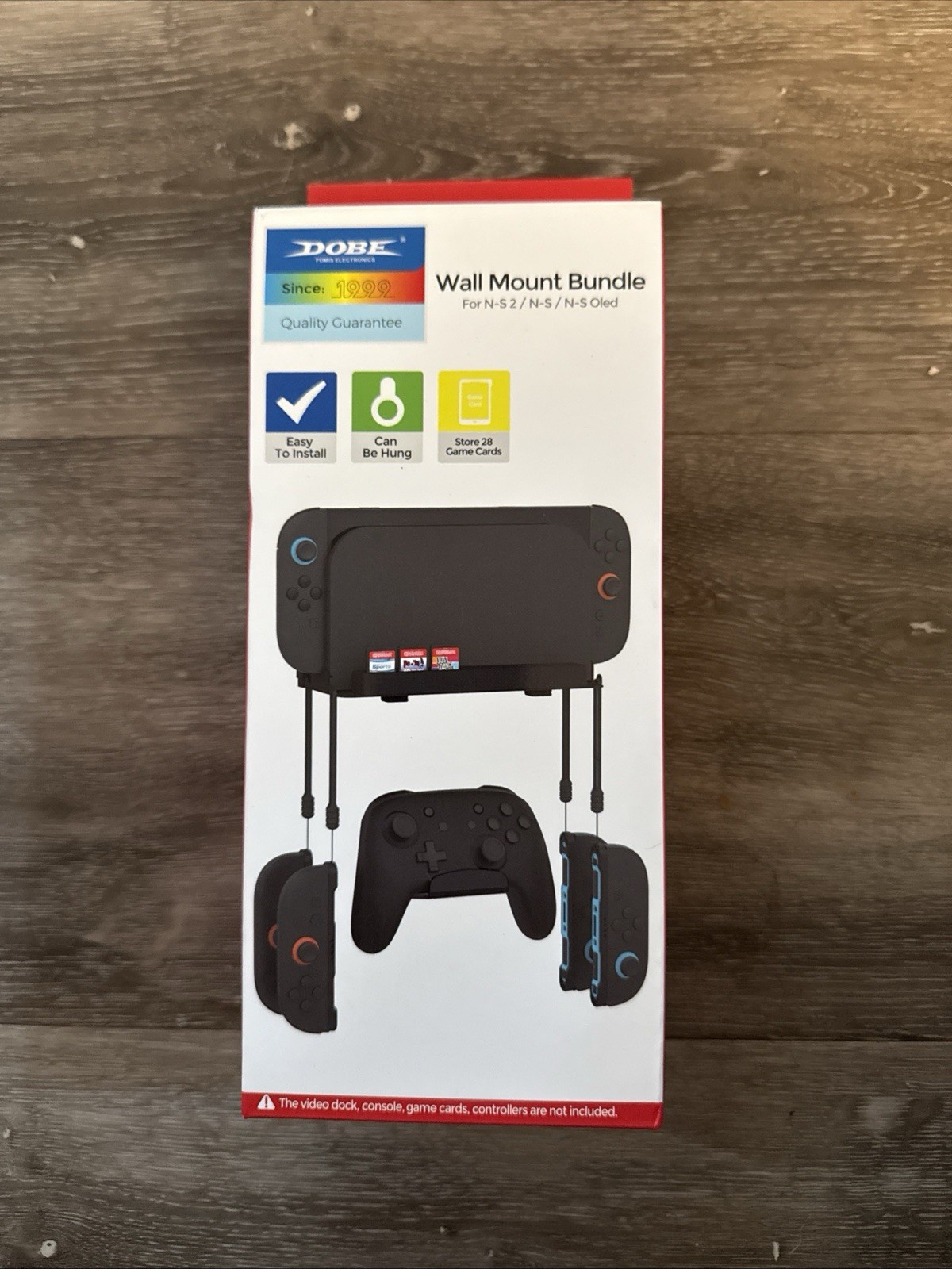 Wall Mount Stand Bundle for Nintendo Switch’, Bracket Holder W/ Controller Mount