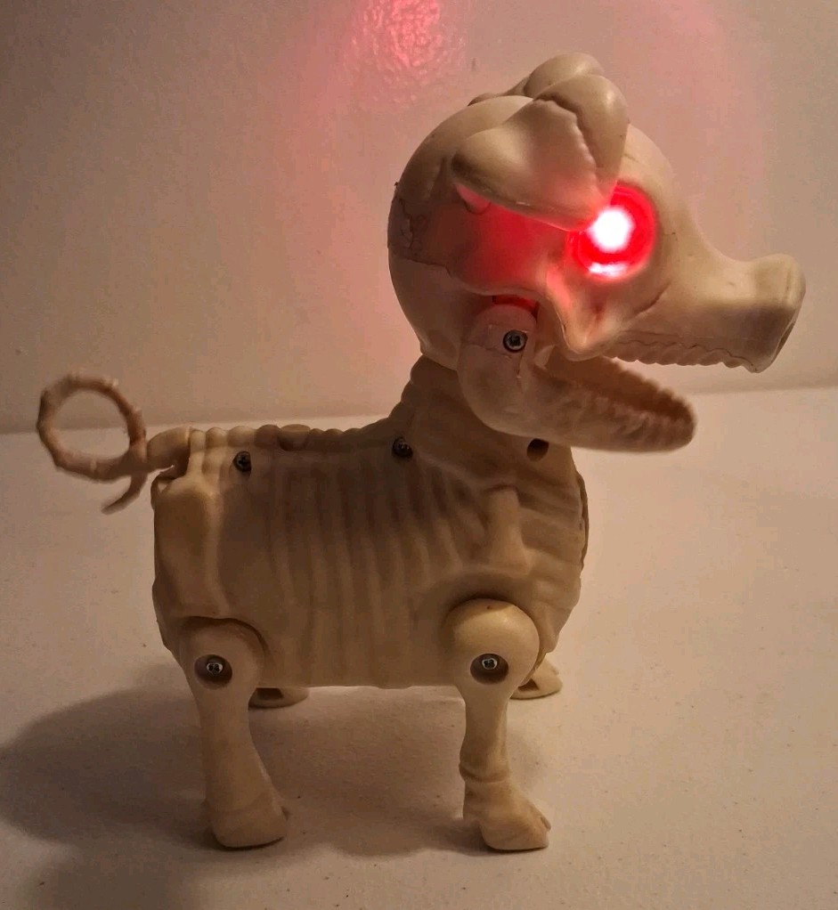 Animated Pig Skeleton 7"