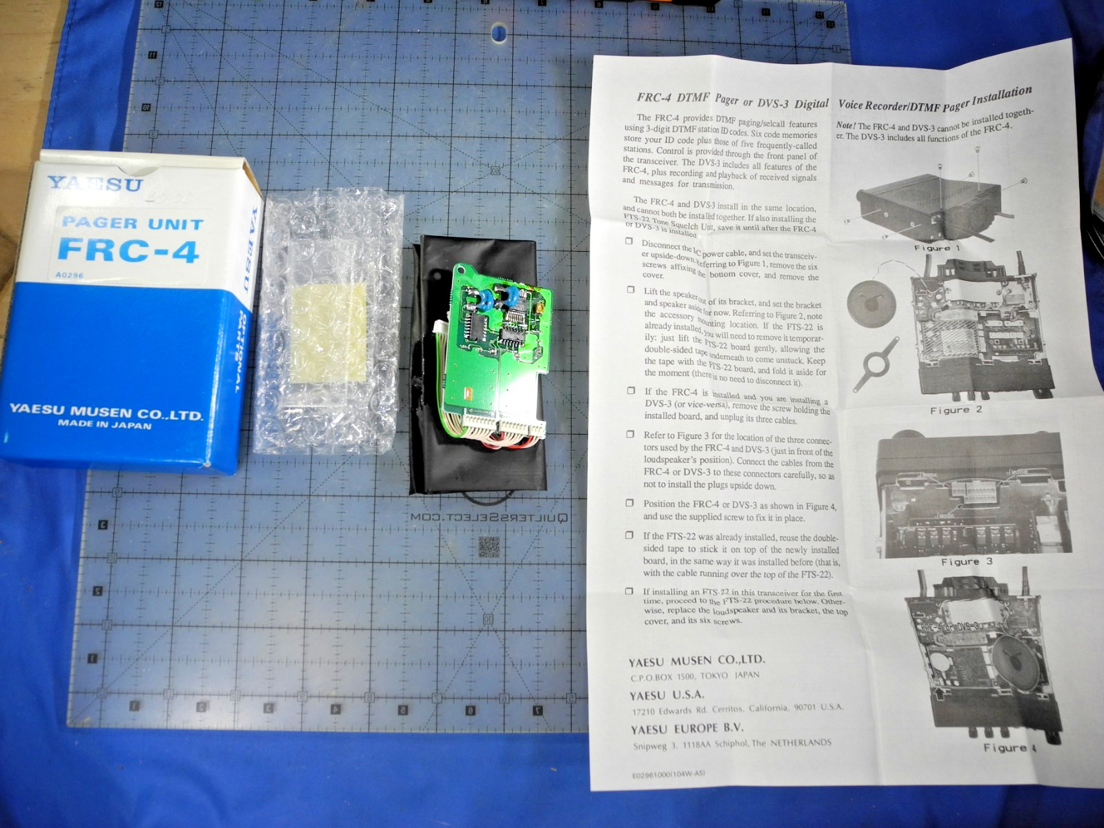 Yaesu FRC-4 DTMF Pager Unit for Yaesu FT-4800, FT-4900 Brand new with paperwork
