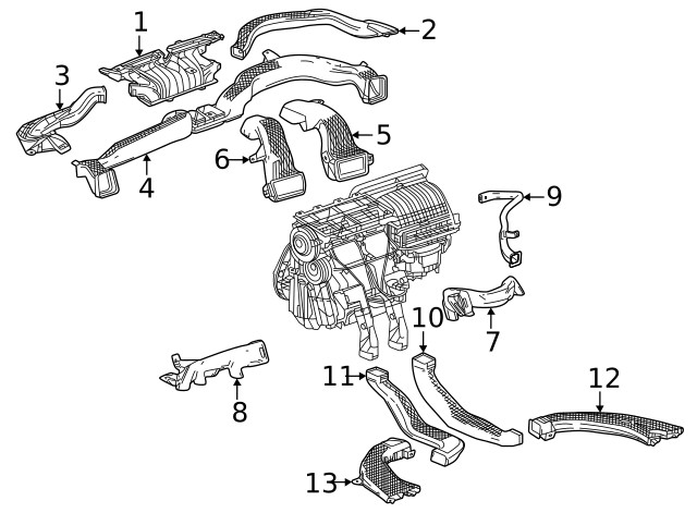 Genuine GM Upper Duct 26541978
