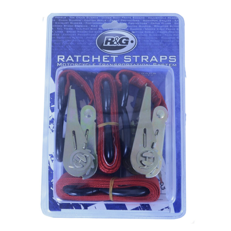 R&G Racing Ratchet Straps High Quality Motocross, MX, Enduro Tie Down Straps
