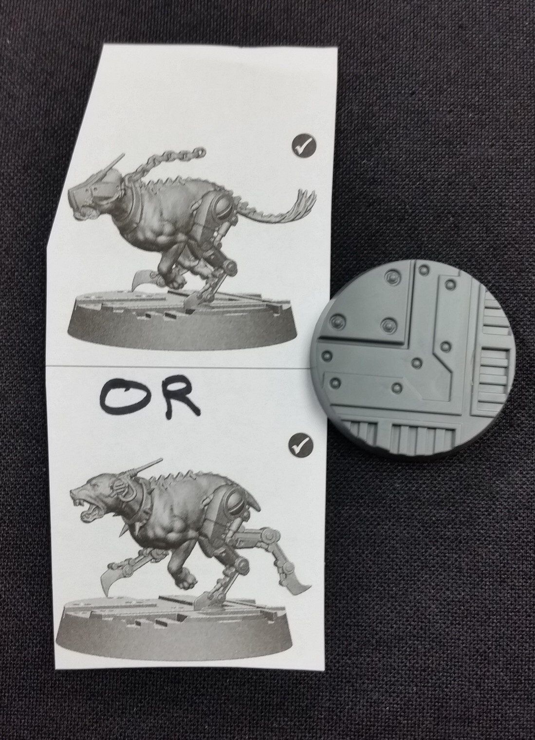 1 Cyber-mastiff Dog of Orlock Arms Master Wreckers Necromunda Gang Warhammer 40K