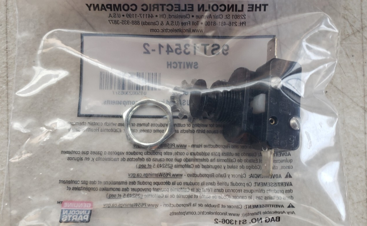 Lincoln Electric 9ST13541-2 SWITCH T13541-2