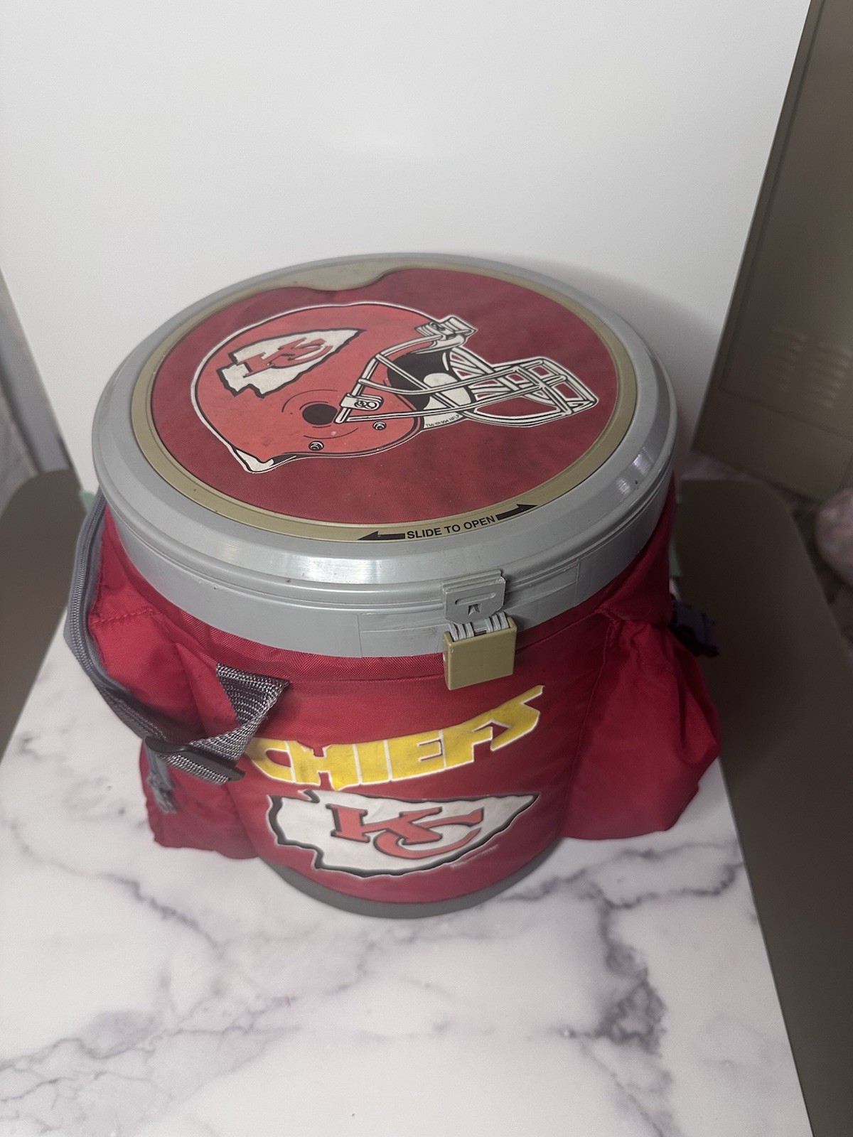Kansa City Chiefs Pak Chest Cooler NFL Football Ice Chest Handheld Carrying 1994