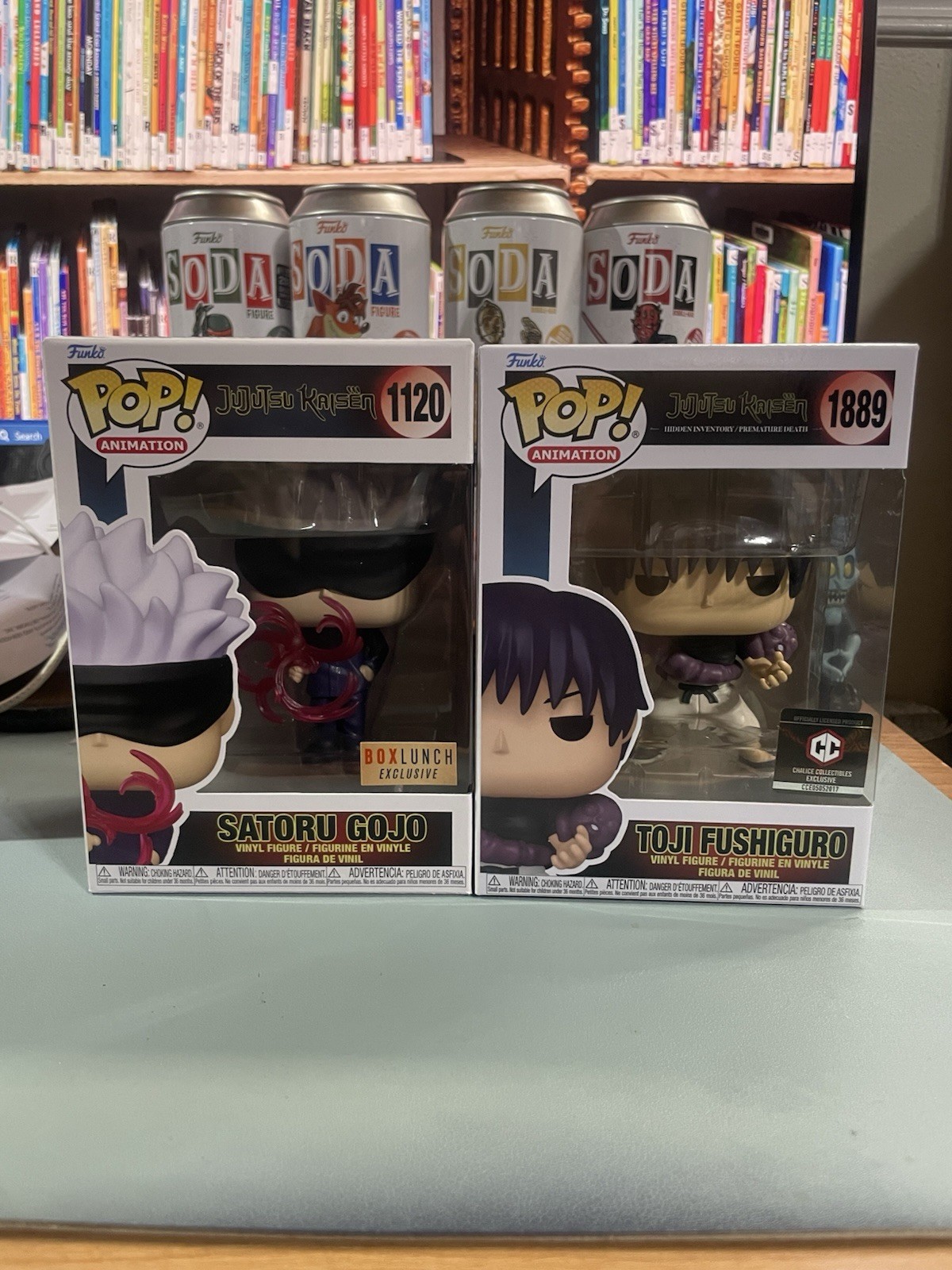 Funko POP! Jujutsu Kaisen Satoru Gojo #1120 BoxLunch Exclusive NEW w/ Protector!