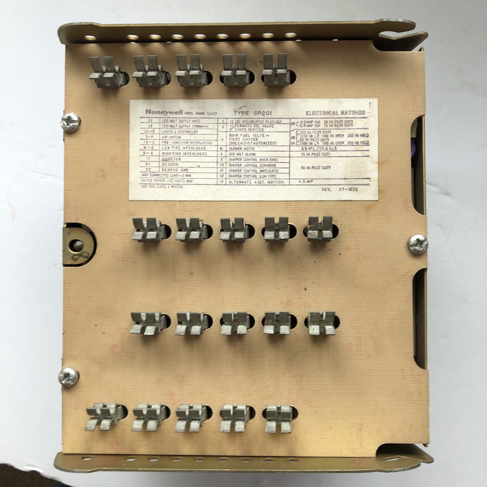 Honeywell R4140G 1189 Flame Safety Programmer USED
