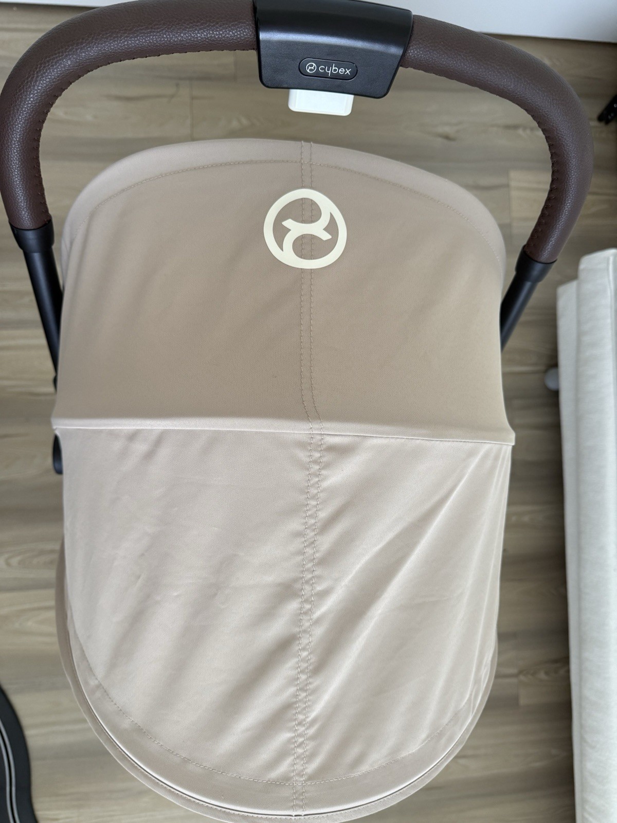 Cybex Orfeo Lightweight Single Stroller, Beige, Hood/Canopy & Basket