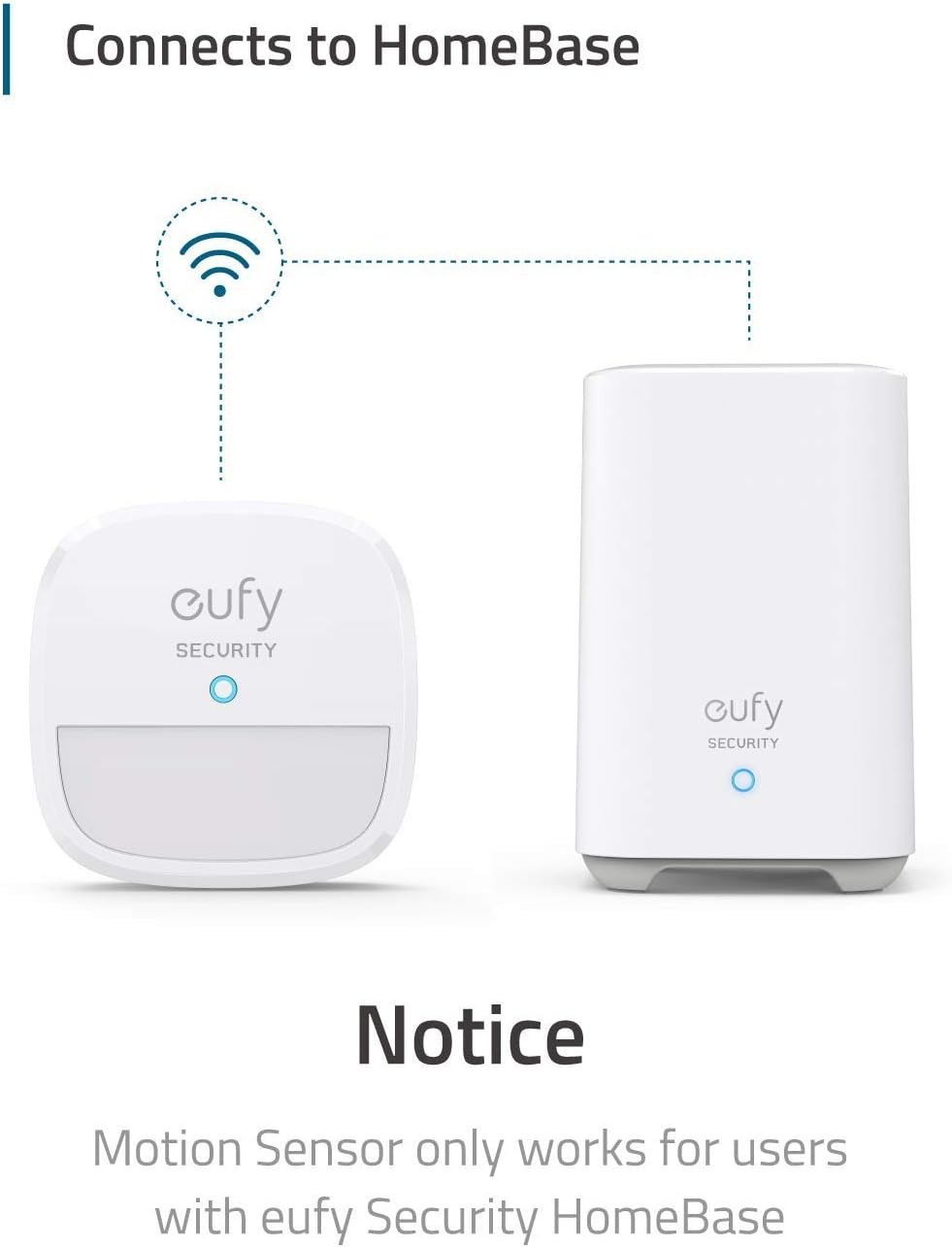 eufy Home Alarm System Motion Sensor 30ft Detect Adjustable Sensor|Refurb