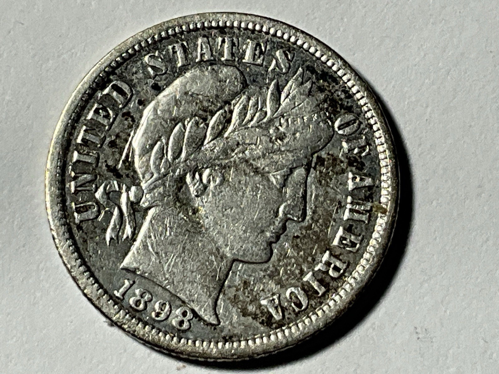 1898-S Barber Dime , Extra Fine “Beauty”