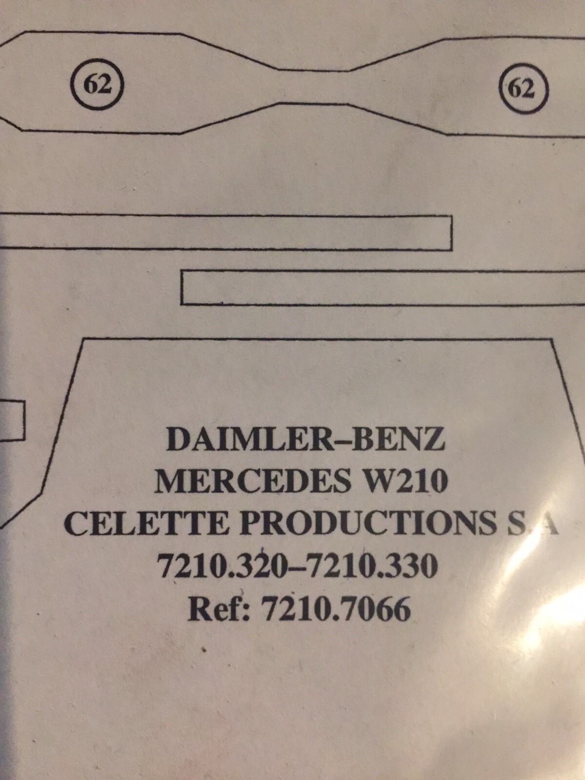 Celette frame machine Mercedes Control Points For Fixtures W210.