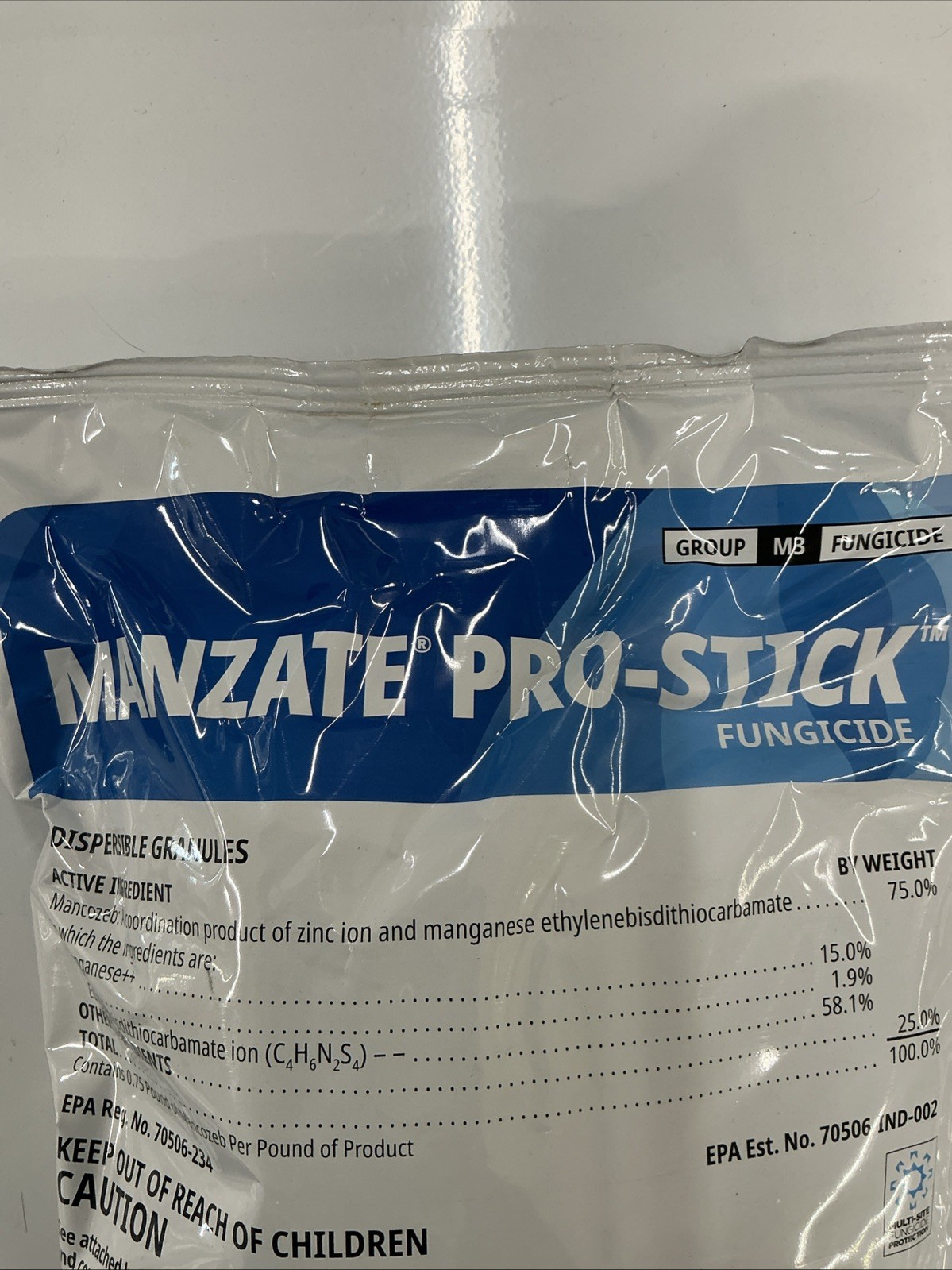 Manzate Pro-Stick (Mancozeb) Fungicide - 6 Pounds